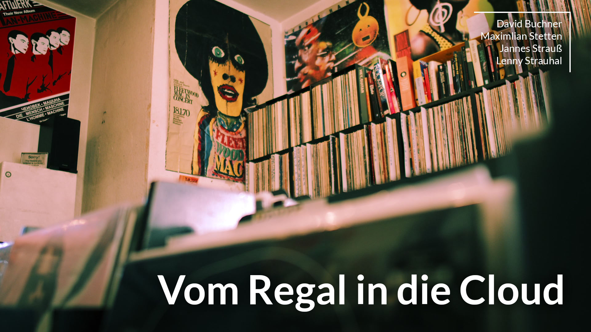 Vom Regal in die Cloud Poster